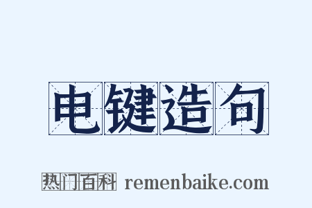 电键造句是什么意思的图片